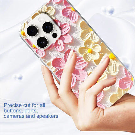 For iPhone 16 Pro Phone Case IMD Pattern Print PC TPU Mobile Cover