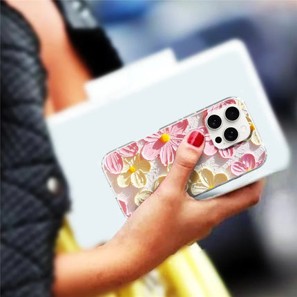 For iPhone 16 Pro Phone Case IMD Pattern Print PC TPU Mobile Cover