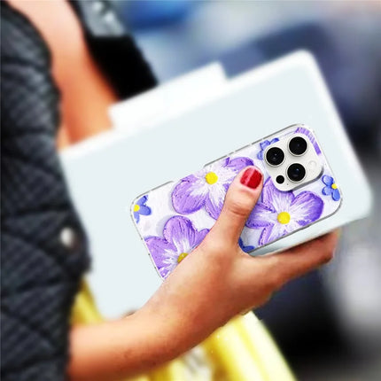 For iPhone 16 Pro Phone Case IMD Pattern Print PC TPU Mobile Cover