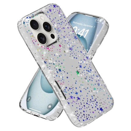For iPhone 16 Pro Phone Case IMD Pattern Print PC TPU Mobile Cover