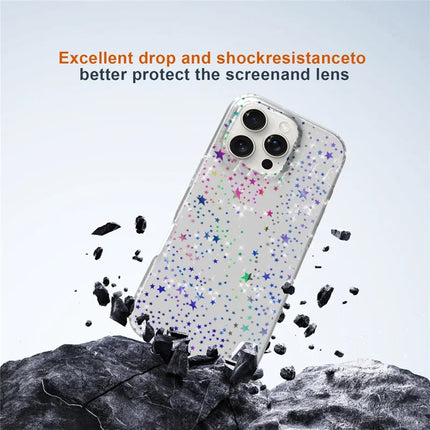 For iPhone 16 Pro Phone Case IMD Pattern Print PC TPU Mobile Cover