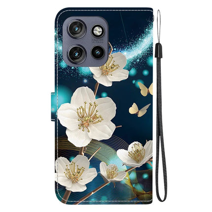 Leather Case For Motorola Edge 50 Neo 5G  /  Moto S50 5G  /  ThinkPhone 25 5G Pattern Printing Flip Wallet Phone Cover with Lanyard