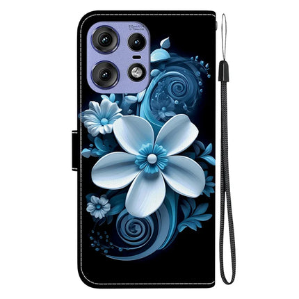 For Motorola Edge 50 Pro 5G Case Pattern Printing Anti-Drop Leather Flip Wallet Phone Cover with Lanyard