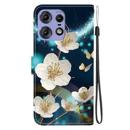 For Motorola Edge 50 Pro 5G Case Pattern Printing Anti-Drop Leather Flip Wallet Phone Cover with Lanyard