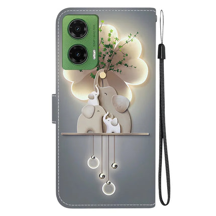 For Motorola Moto G35 5G Case Pattern Printing Anti-Drop Leather Flip Wallet Phone Cover with Lanyard
