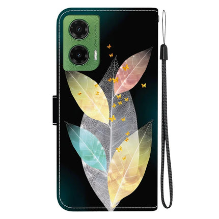 For Motorola Moto G35 5G Case Pattern Printing Anti-Drop Leather Flip Wallet Phone Cover with Lanyard