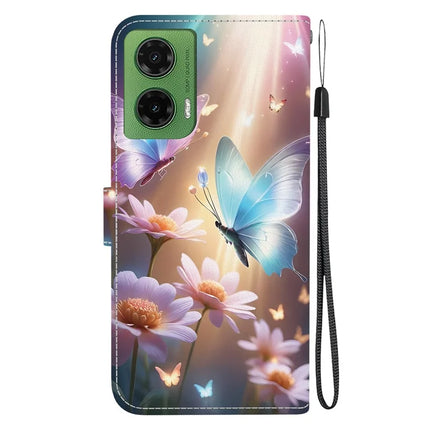 For Motorola Moto G35 5G Case Pattern Printing Anti-Drop Leather Flip Wallet Phone Cover with Lanyard