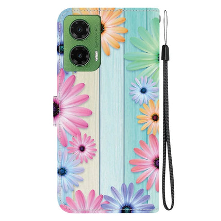 For Motorola Moto G35 5G Case Pattern Printing Anti-Drop Leather Flip Wallet Phone Cover with Lanyard
