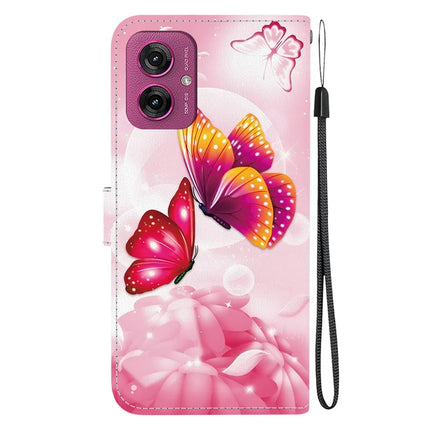For Motorola Moto G55 5G Case Pattern Printing Anti-Drop Leather Flip Wallet Phone Cover with Lanyard