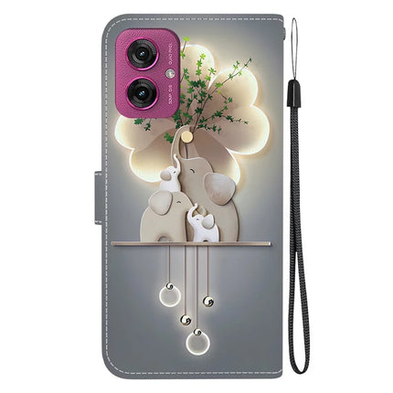 For Motorola Moto G55 5G Case Pattern Printing Anti-Drop Leather Flip Wallet Phone Cover with Lanyard