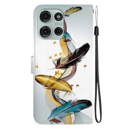 For Motorola Moto G75 5G Case Pattern Printing Anti-Drop Leather Flip Wallet Phone Cover with Lanyard