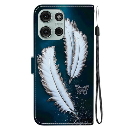 For Motorola Moto G75 5G Case Pattern Printing Anti-Drop Leather Flip Wallet Phone Cover with Lanyard