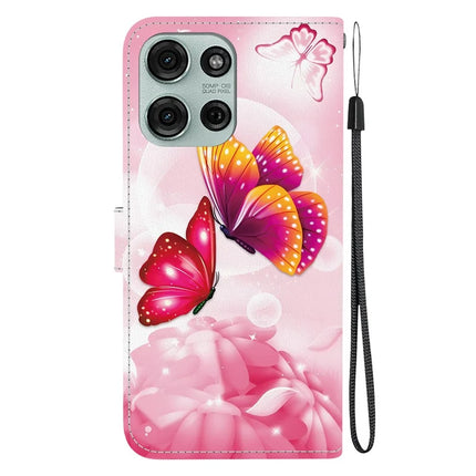 For Motorola Moto G75 5G Case Pattern Printing Anti-Drop Leather Flip Wallet Phone Cover with Lanyard