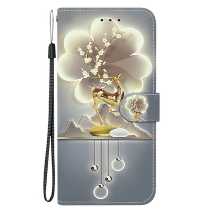 For Motorola Moto G75 5G Case Pattern Printing Anti-Drop Leather Flip Wallet Phone Cover with Lanyard