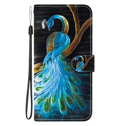 For Motorola Moto G75 5G Case Pattern Printing Anti-Drop Leather Flip Wallet Phone Cover with Lanyard