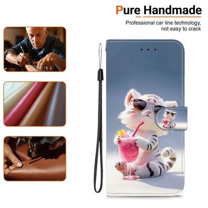 For Motorola Moto G75 5G Case Pattern Printing Anti-Drop Leather Flip Wallet Phone Cover with Lanyard