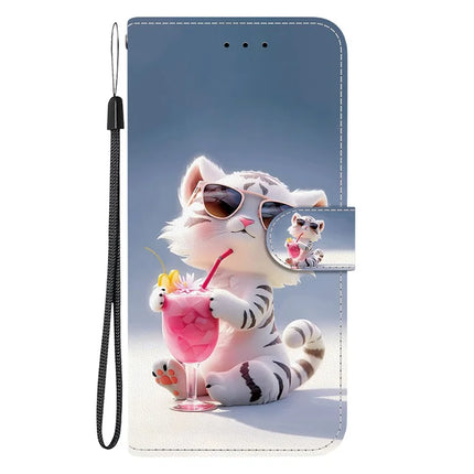 For Motorola Moto G75 5G Case Pattern Printing Anti-Drop Leather Flip Wallet Phone Cover with Lanyard