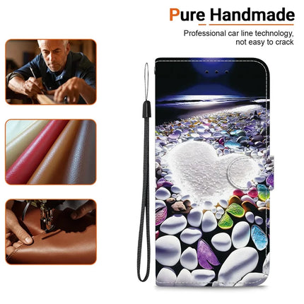 For Motorola Moto G75 5G Case Pattern Printing Anti-Drop Leather Flip Wallet Phone Cover with Lanyard