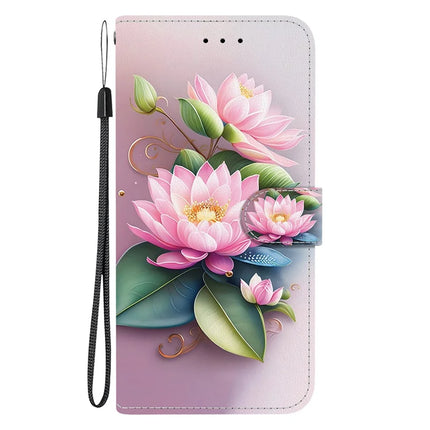 For Motorola Moto G75 5G Case Pattern Printing Anti-Drop Leather Flip Wallet Phone Cover with Lanyard