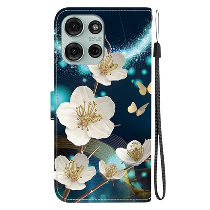 For Motorola Moto G75 5G Case Pattern Printing Anti-Drop Leather Flip Wallet Phone Cover with Lanyard