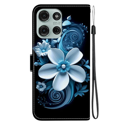 For Motorola Moto G75 5G Case Pattern Printing Anti-Drop Leather Flip Wallet Phone Cover with Lanyard