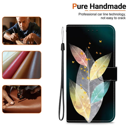 For Motorola Moto G75 5G Case Pattern Printing Anti-Drop Leather Flip Wallet Phone Cover with Lanyard