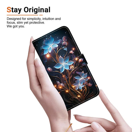 For Motorola Moto G75 5G Case Pattern Printing Anti-Drop Leather Flip Wallet Phone Cover with Lanyard