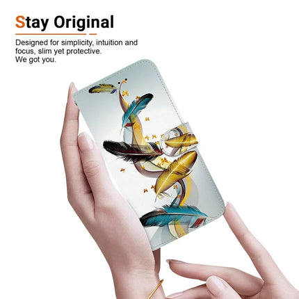 For Motorola Moto G85 5G Case Pattern Printing Anti-Drop Leather Flip Wallet Phone Cover with Lanyard