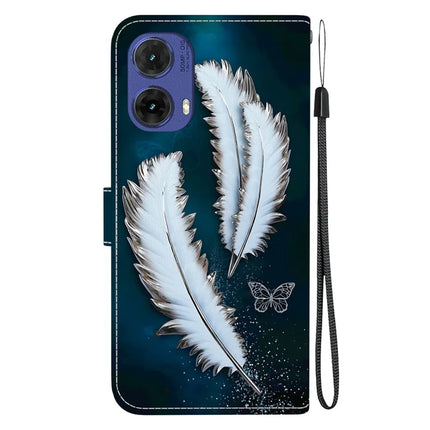 For Motorola Moto G85 5G Case Pattern Printing Anti-Drop Leather Flip Wallet Phone Cover with Lanyard