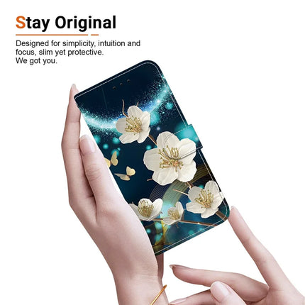 For Motorola Moto G85 5G Case Pattern Printing Anti-Drop Leather Flip Wallet Phone Cover with Lanyard