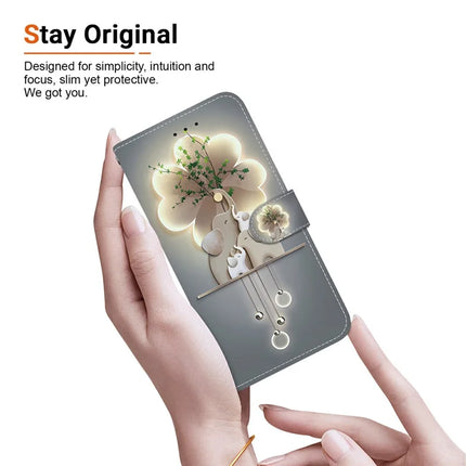 For Motorola Moto G85 5G Case Pattern Printing Anti-Drop Leather Flip Wallet Phone Cover with Lanyard