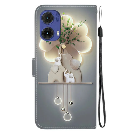 For Motorola Moto G85 5G Case Pattern Printing Anti-Drop Leather Flip Wallet Phone Cover with Lanyard