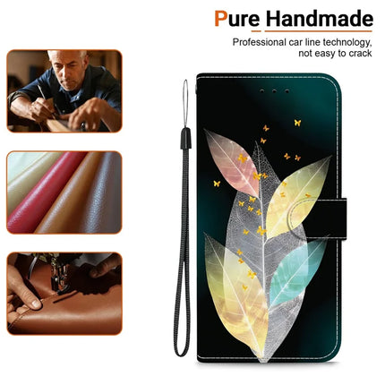 For Motorola Moto G85 5G Case Pattern Printing Anti-Drop Leather Flip Wallet Phone Cover with Lanyard