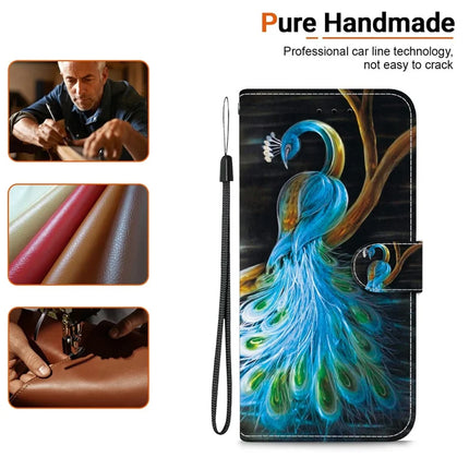 For Motorola Moto G85 5G Case Pattern Printing Anti-Drop Leather Flip Wallet Phone Cover with Lanyard