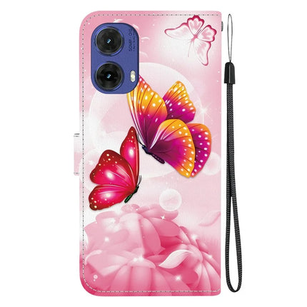 For Motorola Moto G85 5G Case Pattern Printing Anti-Drop Leather Flip Wallet Phone Cover with Lanyard