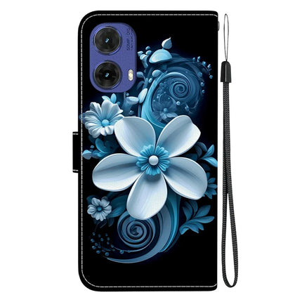 For Motorola Moto G85 5G Case Pattern Printing Anti-Drop Leather Flip Wallet Phone Cover with Lanyard