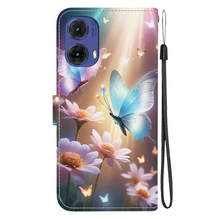 For Motorola Moto G85 5G Case Pattern Printing Anti-Drop Leather Flip Wallet Phone Cover with Lanyard