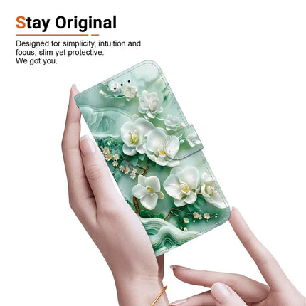 For Motorola Moto G85 5G Case Pattern Printing Anti-Drop Leather Flip Wallet Phone Cover with Lanyard