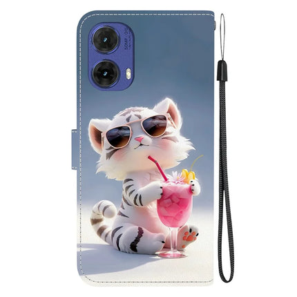 For Motorola Moto G85 5G Case Pattern Printing Anti-Drop Leather Flip Wallet Phone Cover with Lanyard
