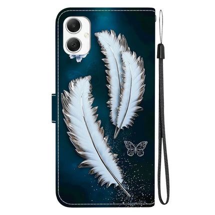 For Samsung Galaxy A06 Case Pattern Printing Anti-Drop Leather Flip Wallet Phone Cover with Lanyard