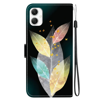 For Samsung Galaxy A06 Case Pattern Printing Anti-Drop Leather Flip Wallet Phone Cover with Lanyard