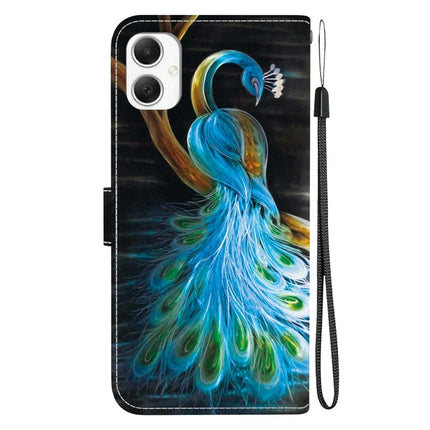 For Samsung Galaxy A06 Case Pattern Printing Anti-Drop Leather Flip Wallet Phone Cover with Lanyard