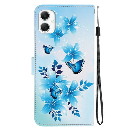 For Samsung Galaxy A06 Case Pattern Printing Anti-Drop Leather Flip Wallet Phone Cover with Lanyard
