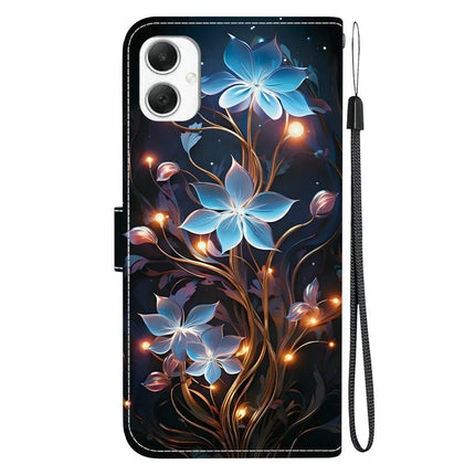 For Samsung Galaxy A06 Case Pattern Printing Anti-Drop Leather Flip Wallet Phone Cover with Lanyard