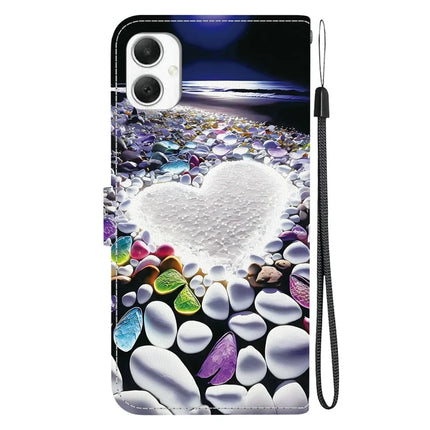 For Samsung Galaxy A06 Case Pattern Printing Anti-Drop Leather Flip Wallet Phone Cover with Lanyard