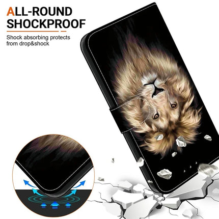 For Samsung Galaxy A06 Case Pattern Printing Anti-Drop Leather Flip Wallet Phone Cover with Lanyard