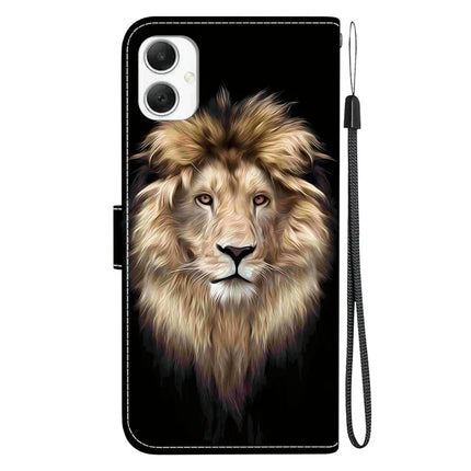 For Samsung Galaxy A06 Case Pattern Printing Anti-Drop Leather Flip Wallet Phone Cover with Lanyard