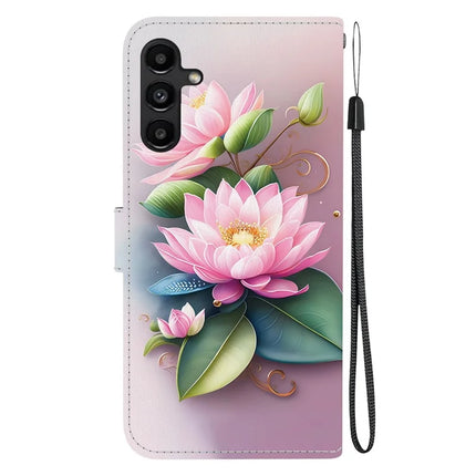 For Samsung Galaxy A15 5G  /  4G Case Pattern Printing Anti-Drop Leather Flip Wallet Phone Cover with Lanyard