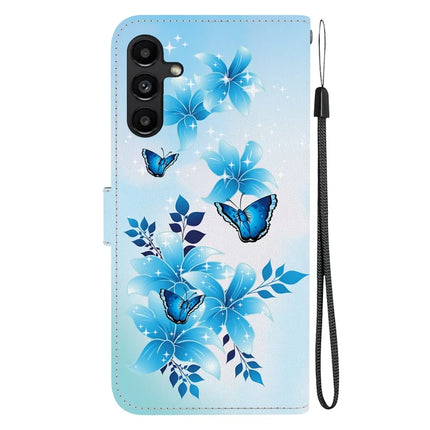 For Samsung Galaxy A15 5G  /  4G Case Pattern Printing Anti-Drop Leather Flip Wallet Phone Cover with Lanyard