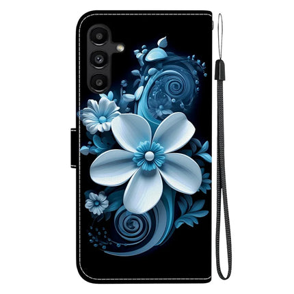 For Samsung Galaxy A15 5G  /  4G Case Pattern Printing Anti-Drop Leather Flip Wallet Phone Cover with Lanyard